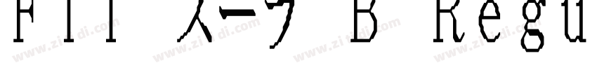 FTT スーラ B Regular字体转换